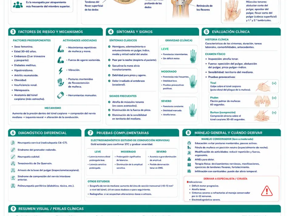 Mapa visual de Muñeca, Mano y Neurodinamia